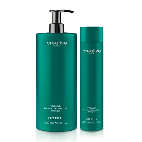 CREATIVE WALK VOLUME: For thick, full-bodied hair shampoo. - COTRIL